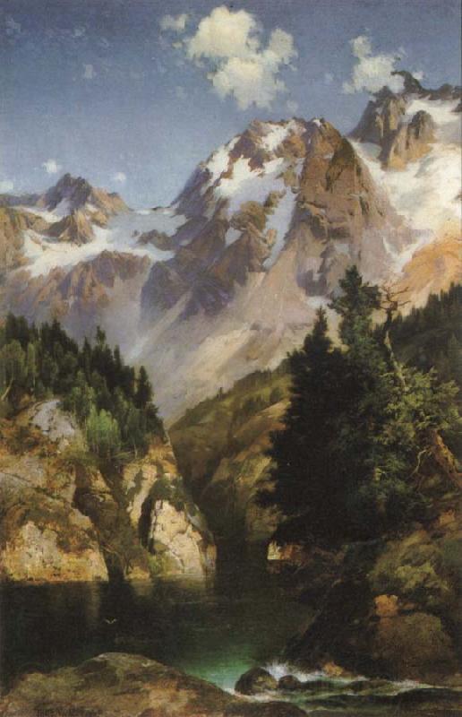 Thomas Moran Idaho Territory France oil painting art